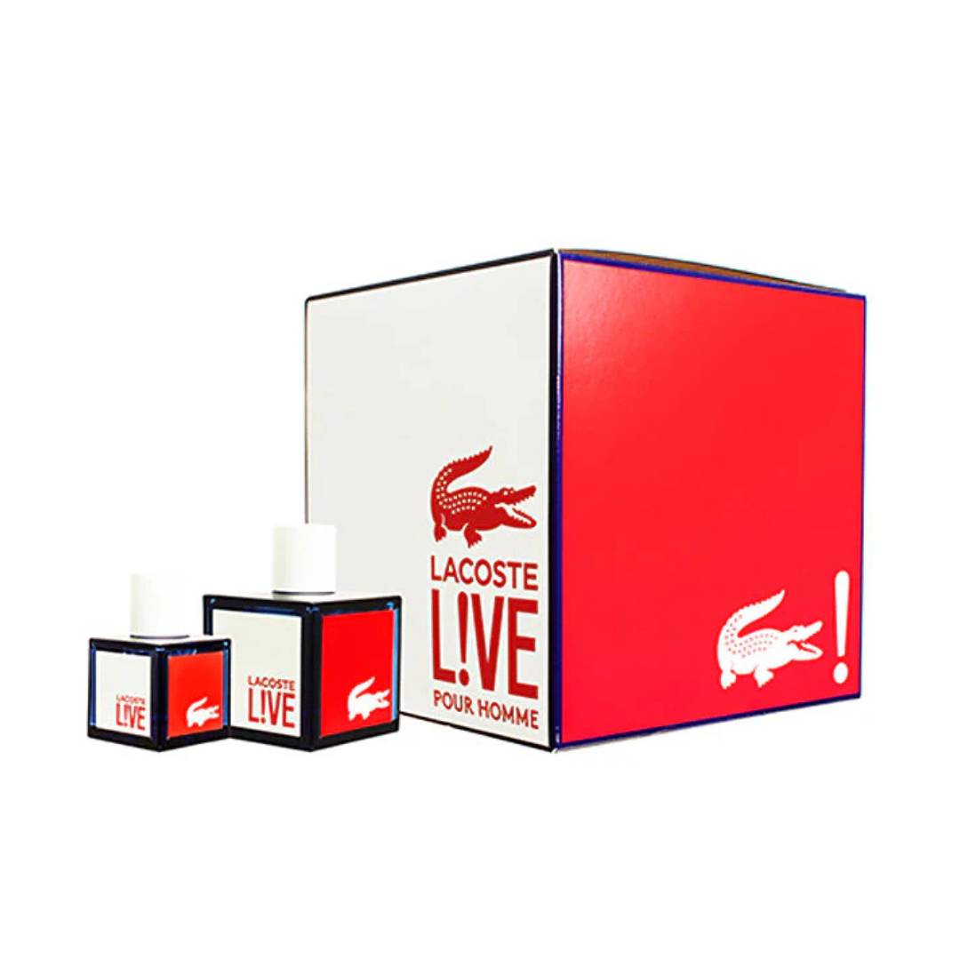 Lacoste Live Eau de Toilette Gift Set: 100ml + 40ml