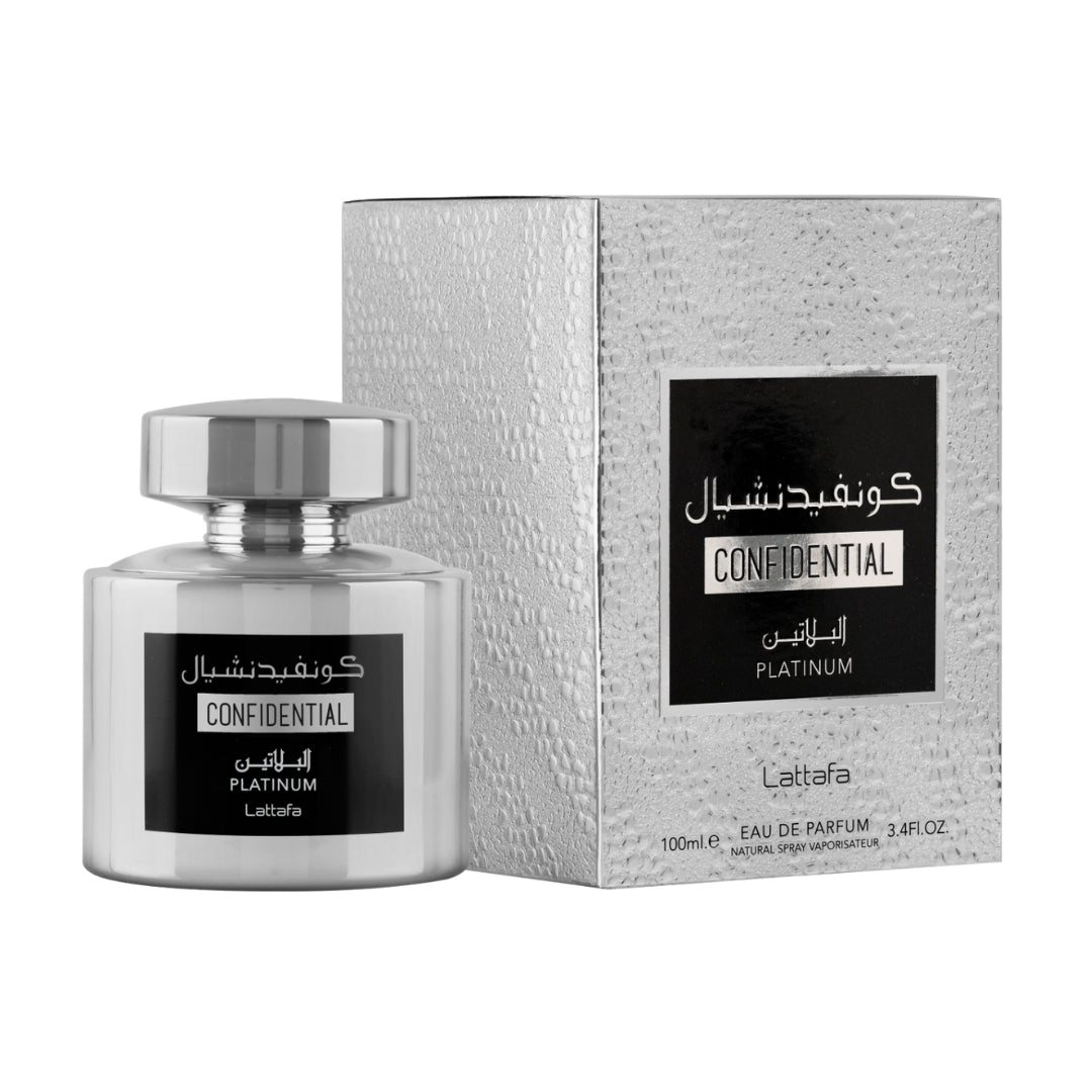 Lattafa Confidential Platinum Eau De Parfum 100ml