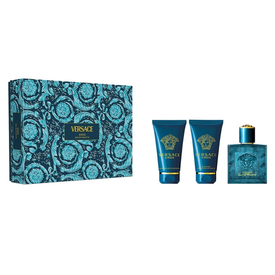 Versace Eros Set: Eau de Toilette 50ml + Shower Gel 50ml + After Shave Balm 50ml