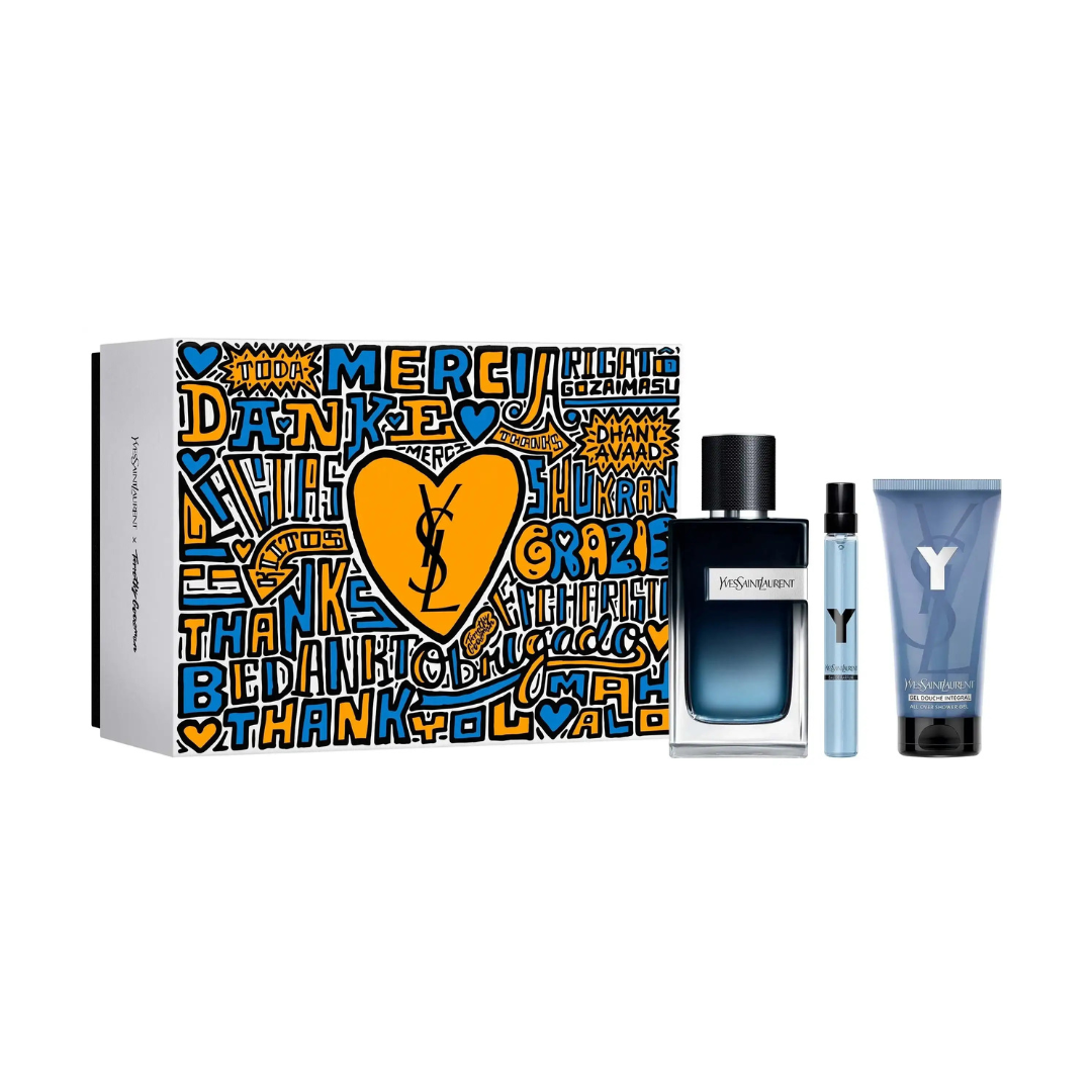 Yves Saint Laurent Y Le Parfum Set: Eau de Parfum 100ml + Shower Gel 50ml + Mini EdP 10ml