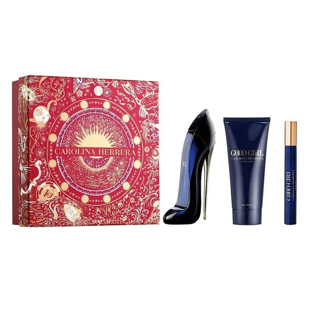 Carolina Herrera Good Girl Set: Eau de Parfum 80ml + Body Lotion 100ml + Mini EdP 10ml